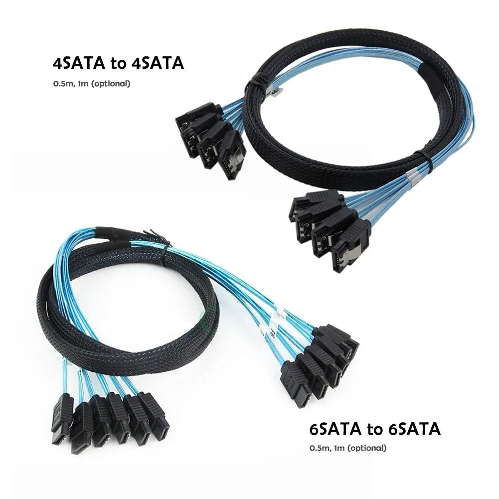 4 / 6 / SATA III SAS ̺ SATA 7  Sata Sas ̺ 6Gbps Sata-Sata  ̺ ڵ  ̴ 0.5M 1M